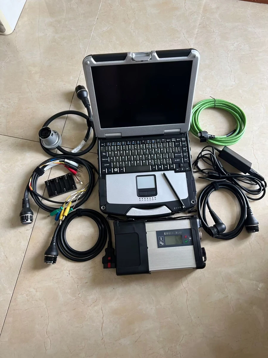 

2024.12v mb sd c5 with laptop cf-31 toughbook install well with mb star connect c5 hdd software multi languages ready to work