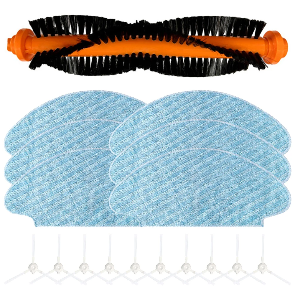 Main Side Brush Mop Cloths For Medion MD 19601 Robot Vacuum Cleaner Replacement Robot Sweeper Spare Part Accessories