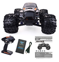 ZD Racing 1/8 MT8 Pirates3 RC Monster Truck 90KM/H 4WD Radio Control Drifting Car Metal Shock Absorber 120A ESC Transmitter Toys