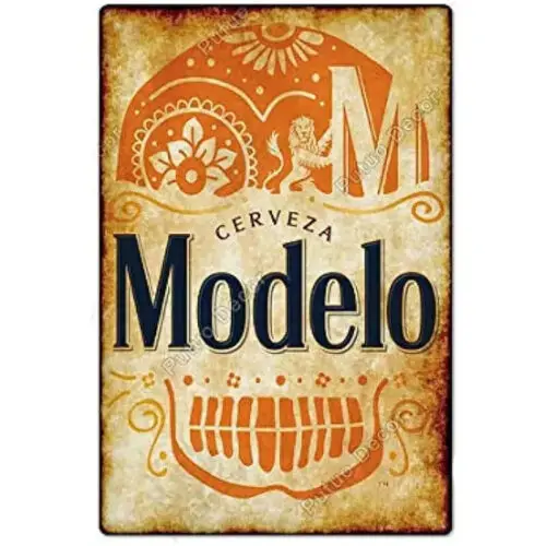 Casa Modelo Mexican Beer Novelty Metal Sign 12 x 8 Wall Art