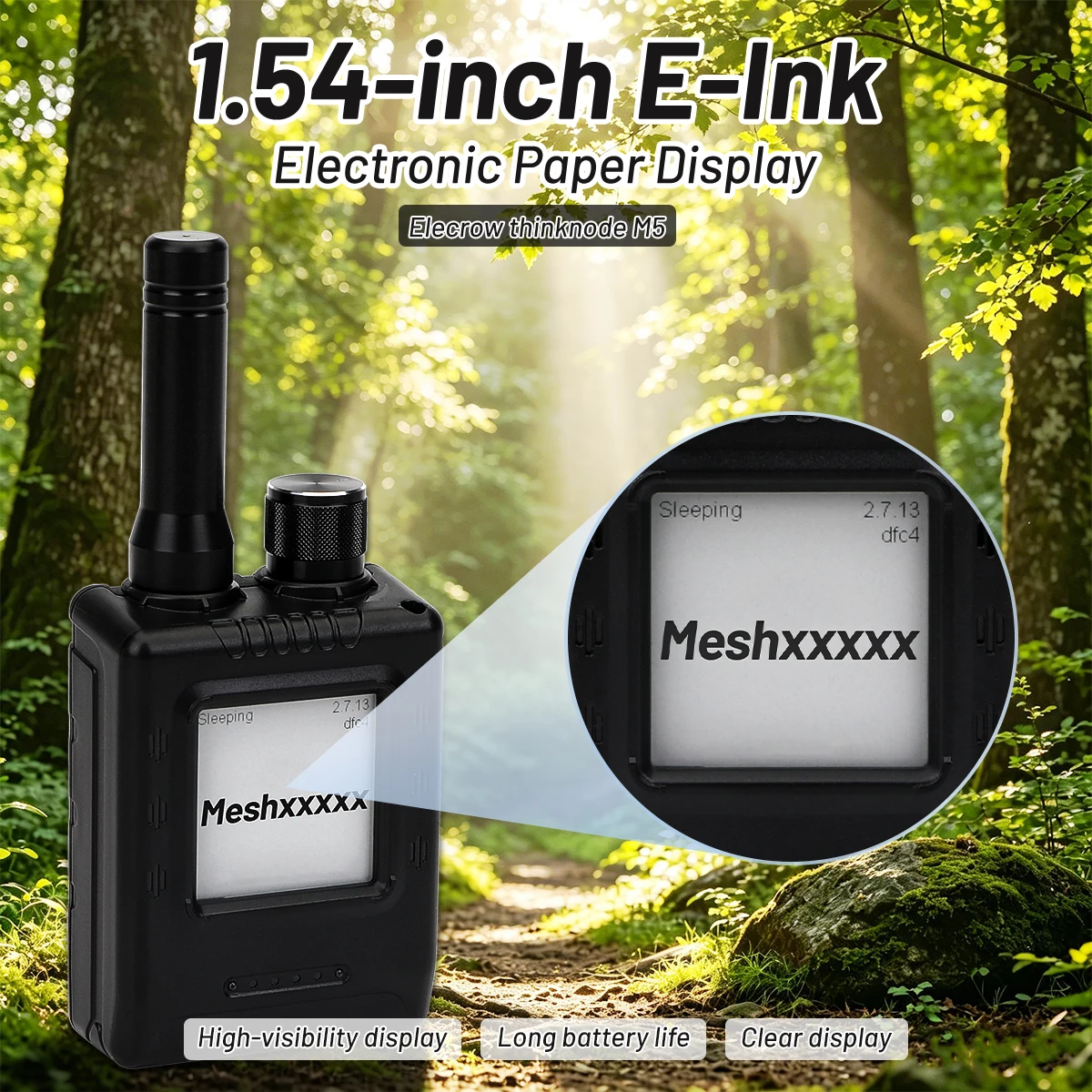 ELECROW LoRa Meshtastic Transceiver with GPS and ESP32 NRF52840 ThinkNode M1 Long-Range Wireless LoRa Node Repeater ThinkNode M5