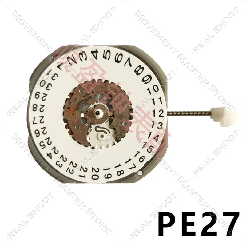 Brand New & Original PE27 Quartz Movement PE27 Movement 3hands Three-Point Single Calendar Watch Accessories Quartz Movement