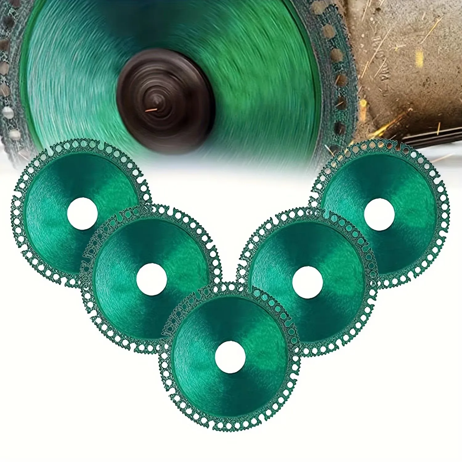 

5pcs Indestructible Disc Everything in Seconds,Indestructible Disc. 4inch Diamond Wheels for Smooth ,Chamfering of All Materials
