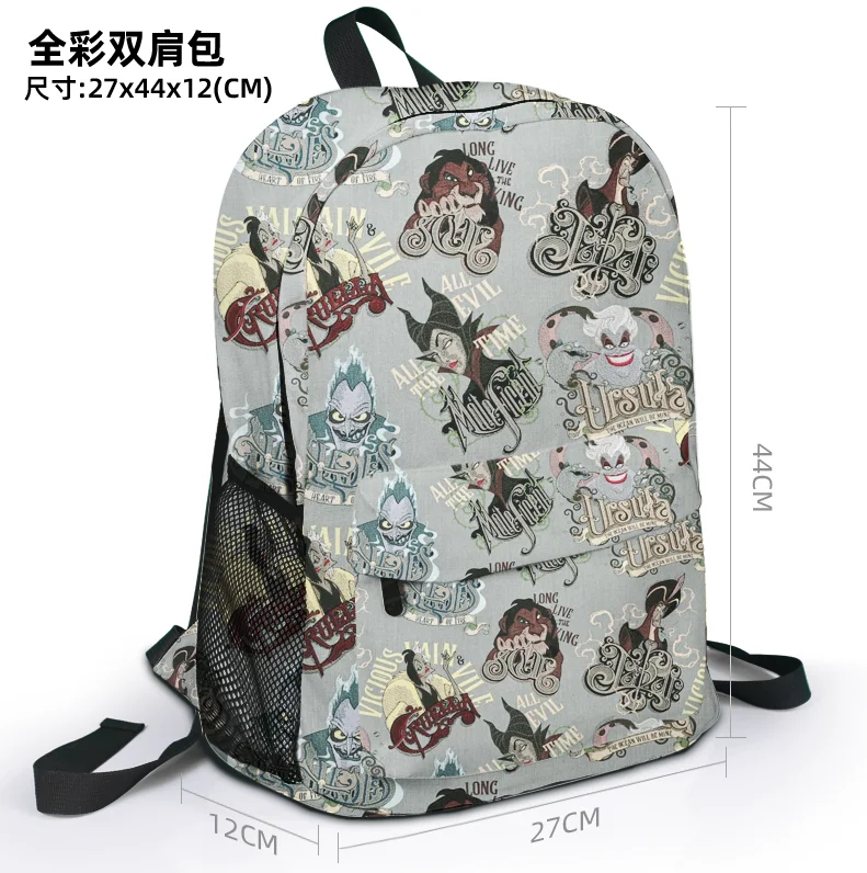 Imagem -03 - Mochila Personalizada Anime Bolsa dos Desenhos Animados Mochila do Curso Disney Malévola Presente 7731