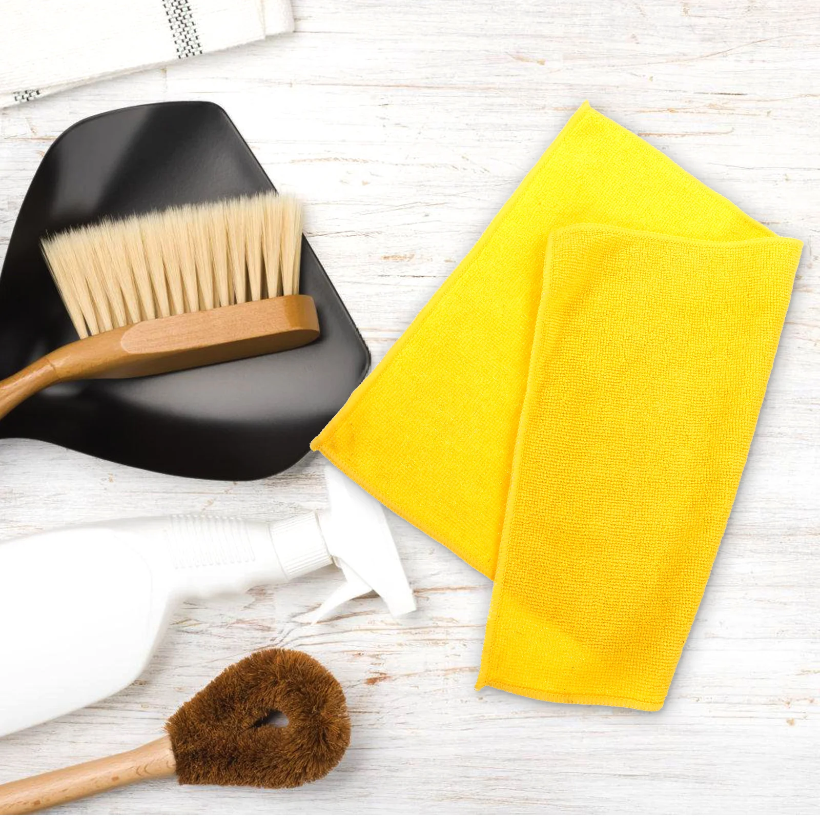 

4Pcs Soft Microfiber Dish Towels Super Absorbent Kitchen Towels Cleaning Cloths for Kitchen and Bathroom Use