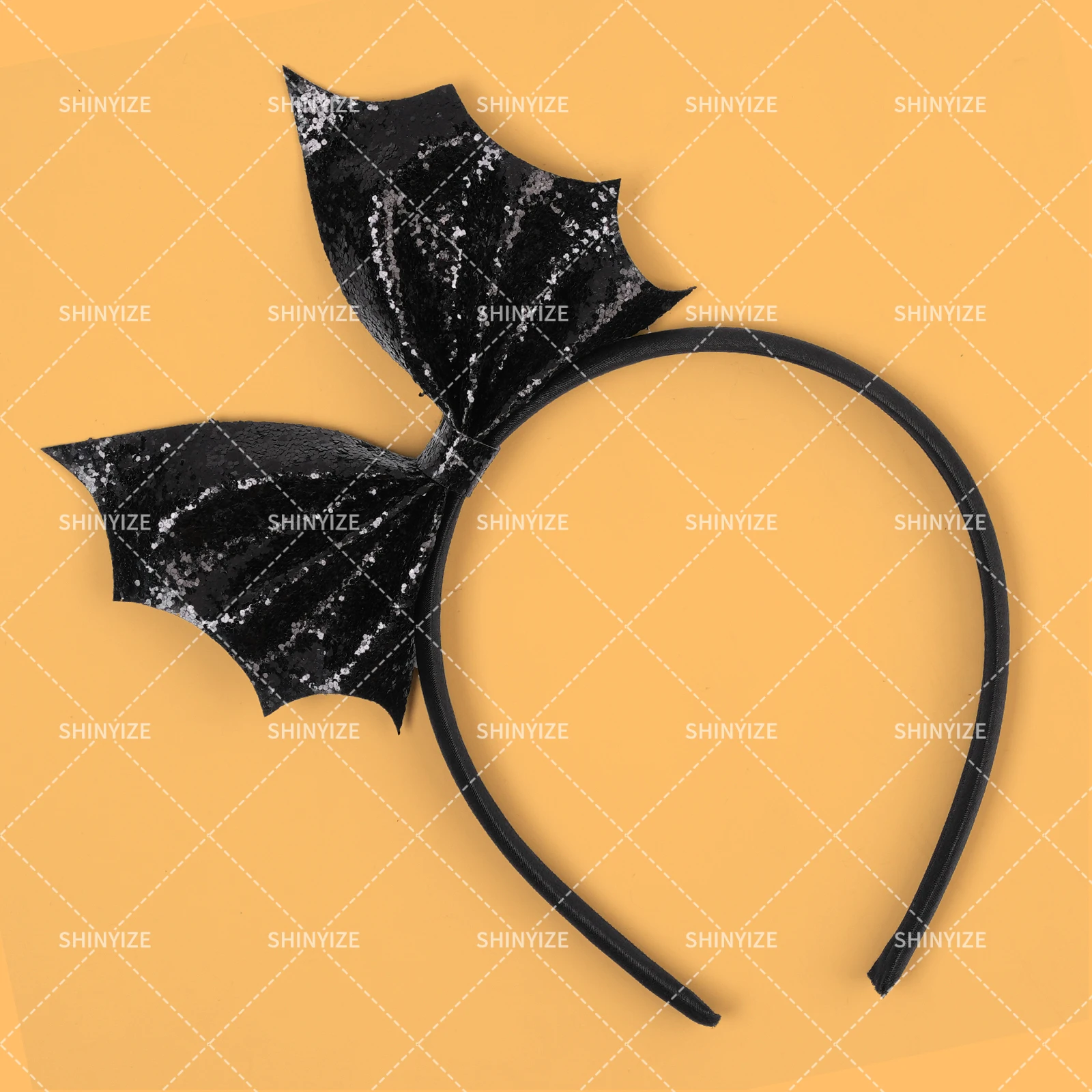 1 Stück Halloween-Dekoration, Haarreifen, klassisches Fledermaus-Design, schlicht, trendig, Halloween-Thema, Urlaub, Party, Stirnband, perfekte Accessoires