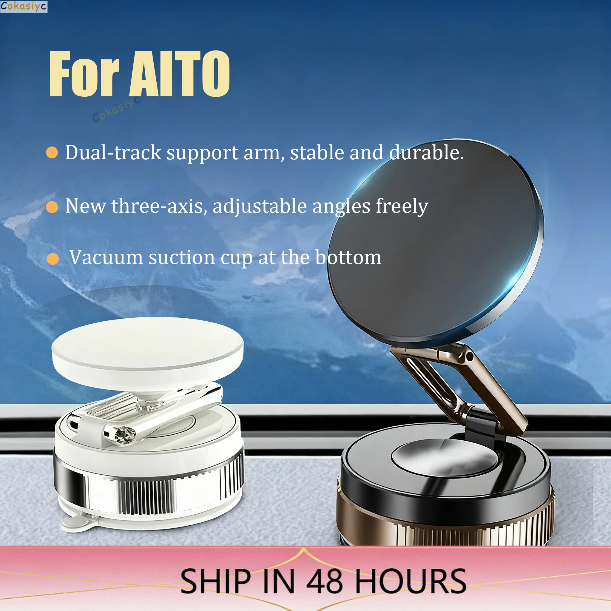 High Quality Phone Holder for AITO M5 M7 M9 Dashboard Air Vent Mount Interior GPS Bracket Accessories Automotive Interior Access