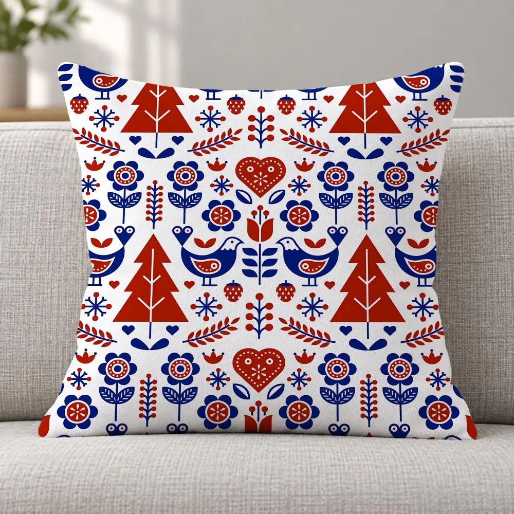 Style Nordic N-Nordic Cushion Cover Soft Plush Decorative Sofa Bedroom Living Room Car Dorm Home Decor Gift