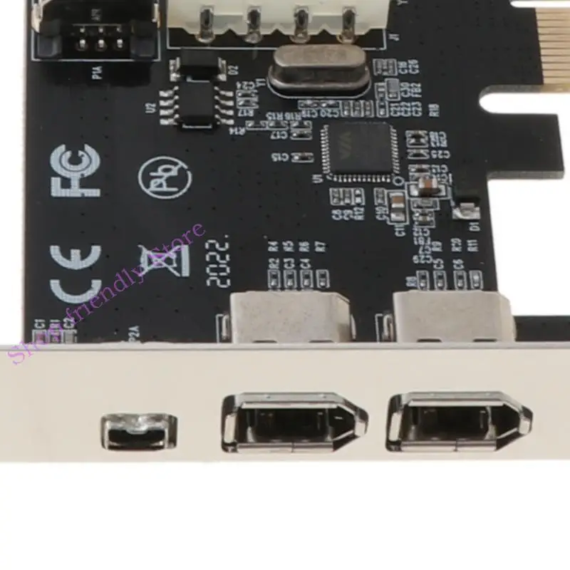 

594A PCIe Firewire Card for Windows 10, IEEE 1394 PCI for Express Controller 4 Ports