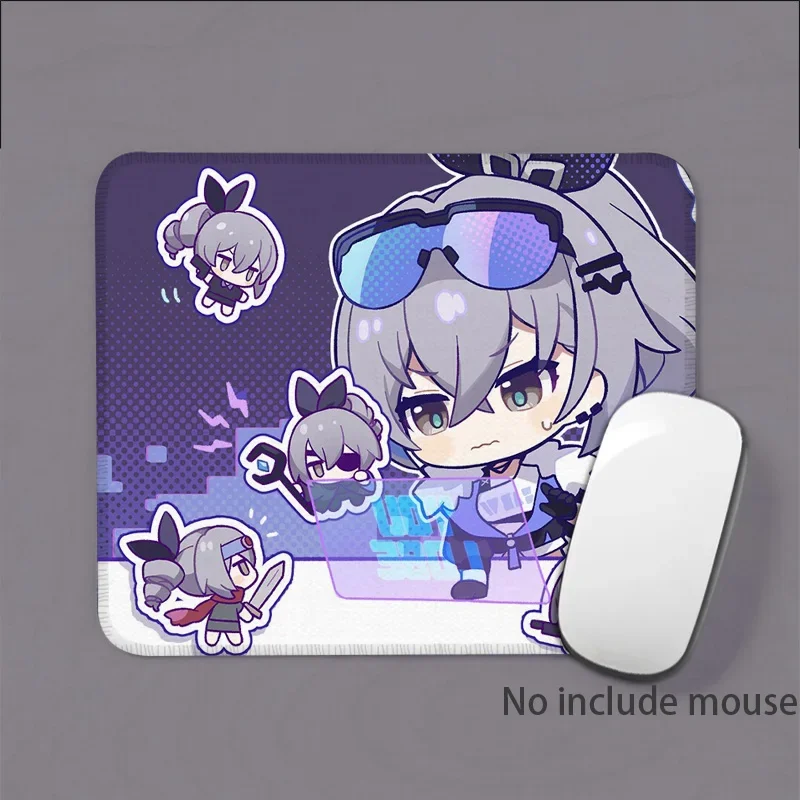 25x90 Anime Honkai Star Track Mouse Pad Anti-Slip Wear-Resistant Rubber Base Band Stitched Edge Keyboard Mat Suitable for Office