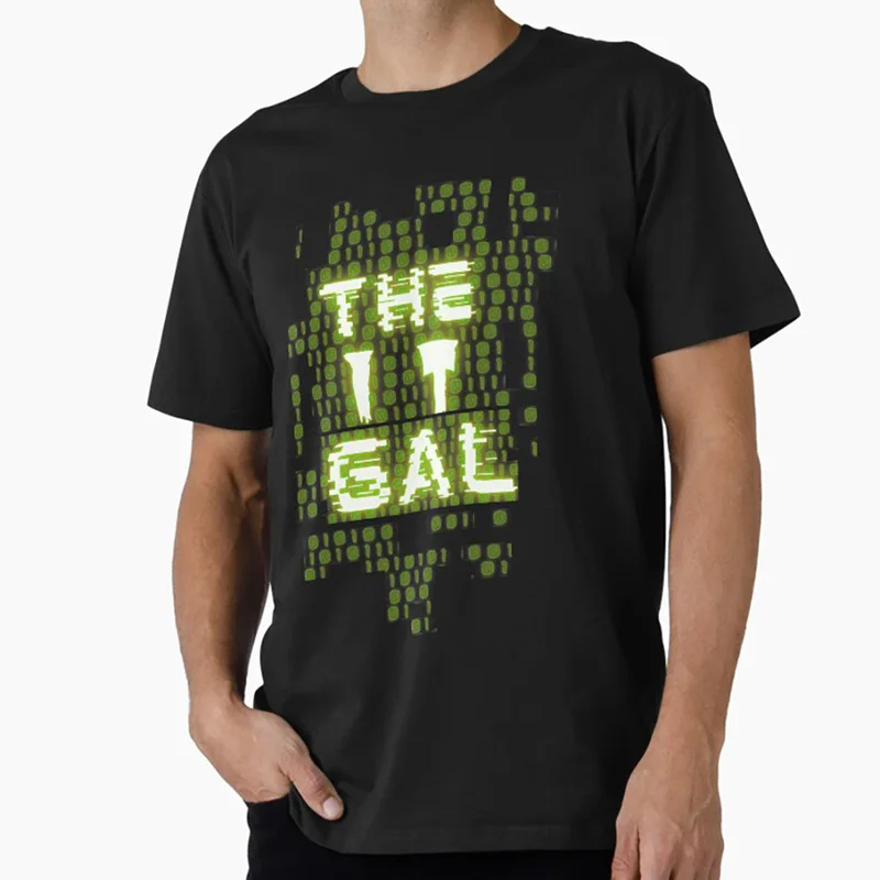 The IT Gal Git merge Graphic T‑Shirt for programmer Software Engineers Geek IT Developer Fan Gift Tops S-6XL