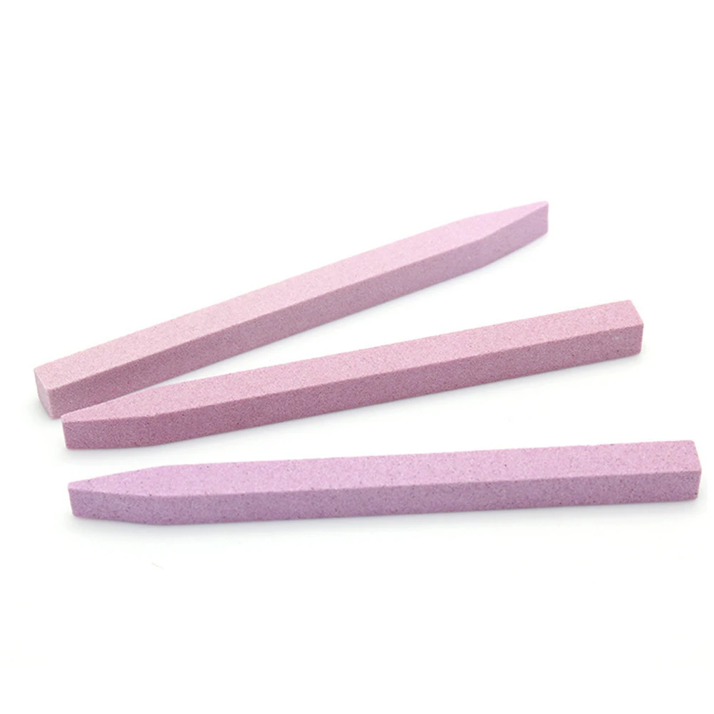 

5pcs V-shaped Nail Files Buffers for Manicure Pedicure UV Gel Acrylic Nails Cuticle Remover Dead Skin Callus Polisher
