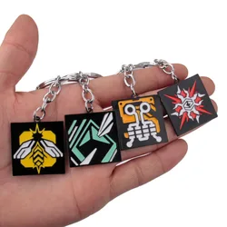 26 Style Rainbow Game Six Siege Lion Jager Glaz Metal Keychain Game Peripherals All Metal Colorful Enamel Pendant Keychain Gifts