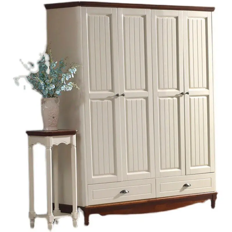 Square Modern Drawer Wardrobe White Simple Nordic Tall Wooden Home Wardrobe Storage Clothes Room Mueble Organizador Furniture