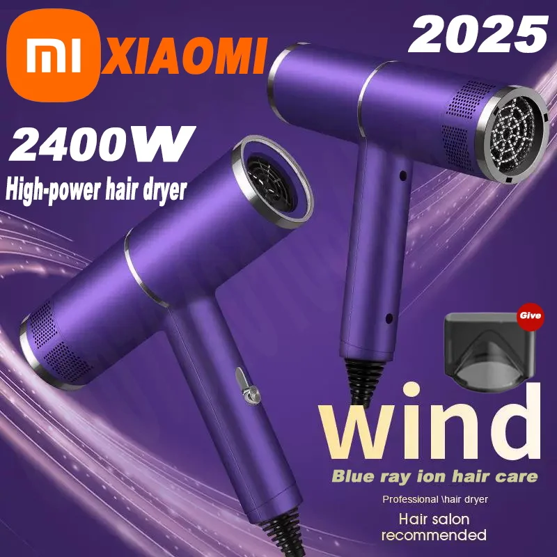 Xiaomi Hair Dryer Negative Ion Low Noise Hair Dryer High Speed Electric Turbine Dryer Constant Temperature Fast Drying Hair Tool