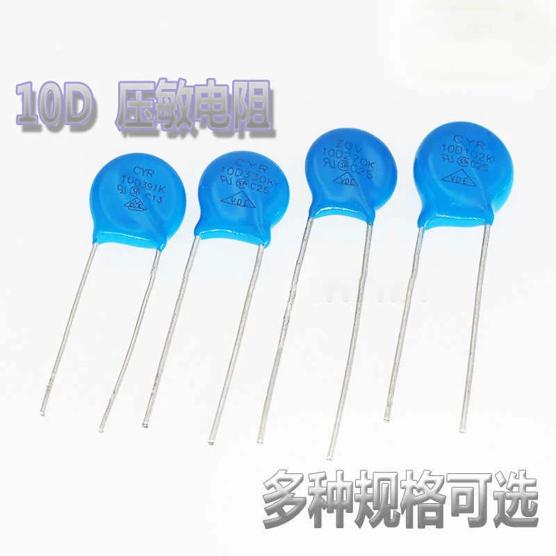 Voltage-sensitive resistor, blue, 10K, 10D431/471/511/561/681/821/102K