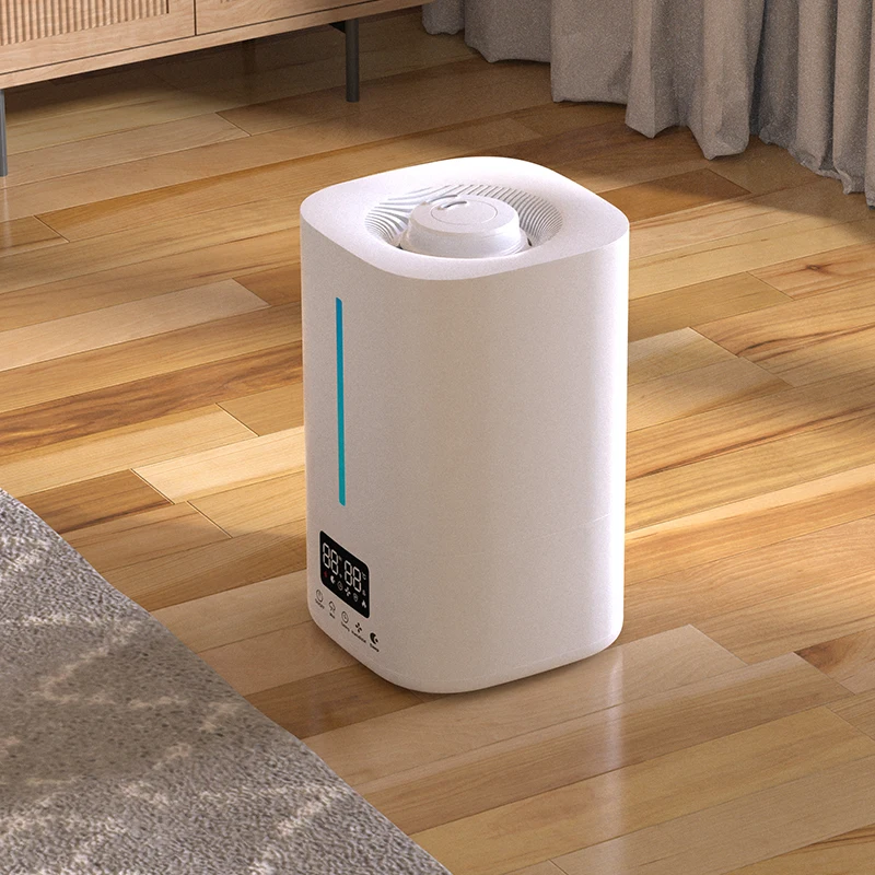 New Smart Touch Screen Ultrasonic Cool Mist Air Humidifiers for Home Bedroom Essential Oil Diffuser with 5L Capacity Water