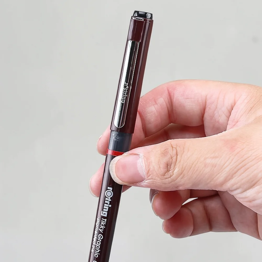For For Rotring Technical Drawing Pen Fineliner Waterproof Oily Ink Marker Manga Sketching Architecture Design Supplies