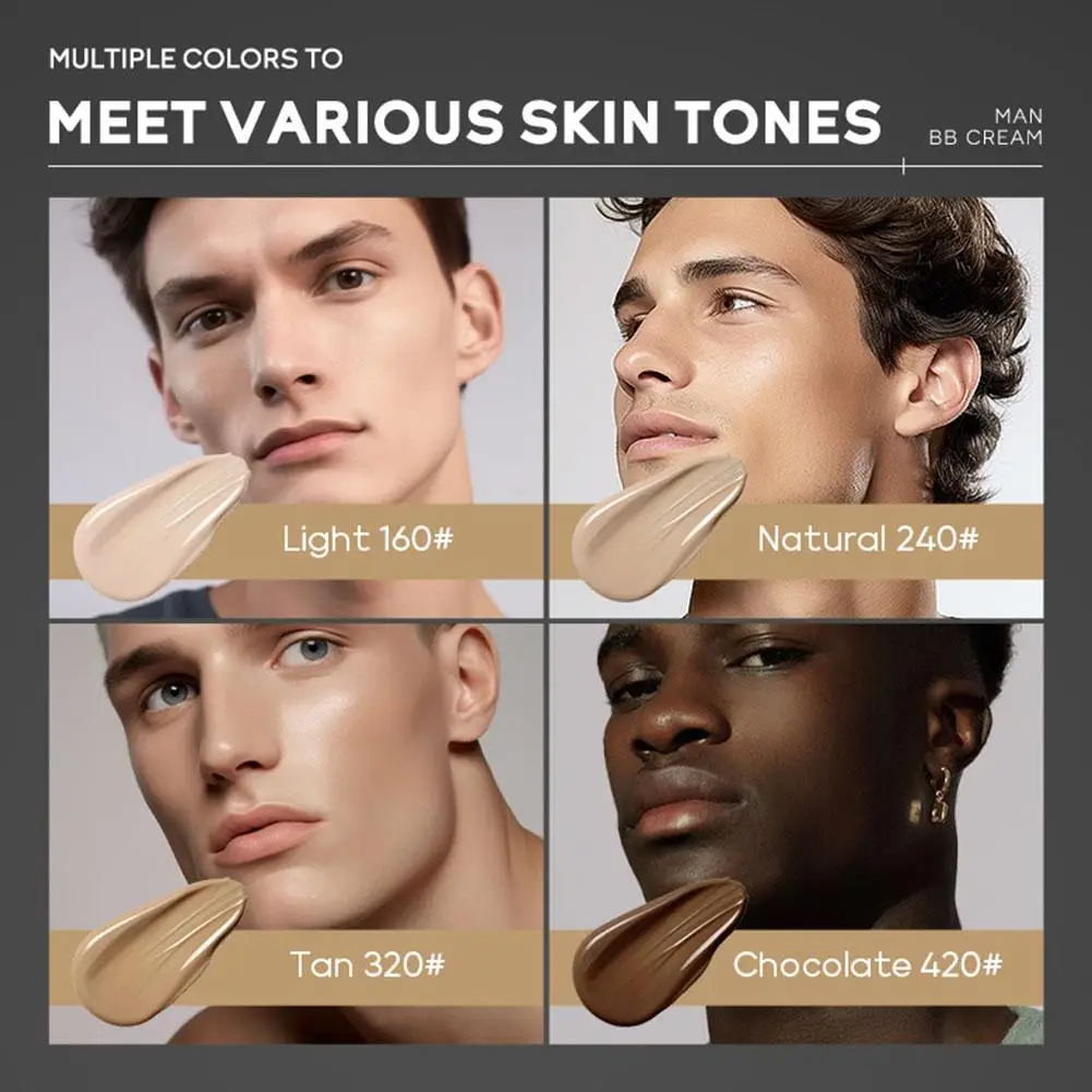 Laikou Men BB Cream Blemishes And Dullness Moisturizing, Correcting, For Business Trips, Travel, Work, And Other Occasions.