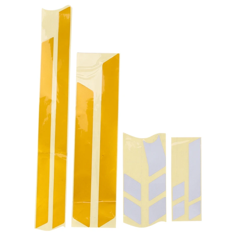 Impermeável PVC adesivos reflexivos para Ninebot Max G30 Kickscooter, adesivos dobráveis, branco, branco, amarelo