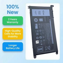 New WDXOR Laptop Battery For Dell Vostro 5468 5471 5568 Inspiron 17 5770 5767 5765 15 5584 5567 7560 3583 5538 5567 T2JX4 3CRH3