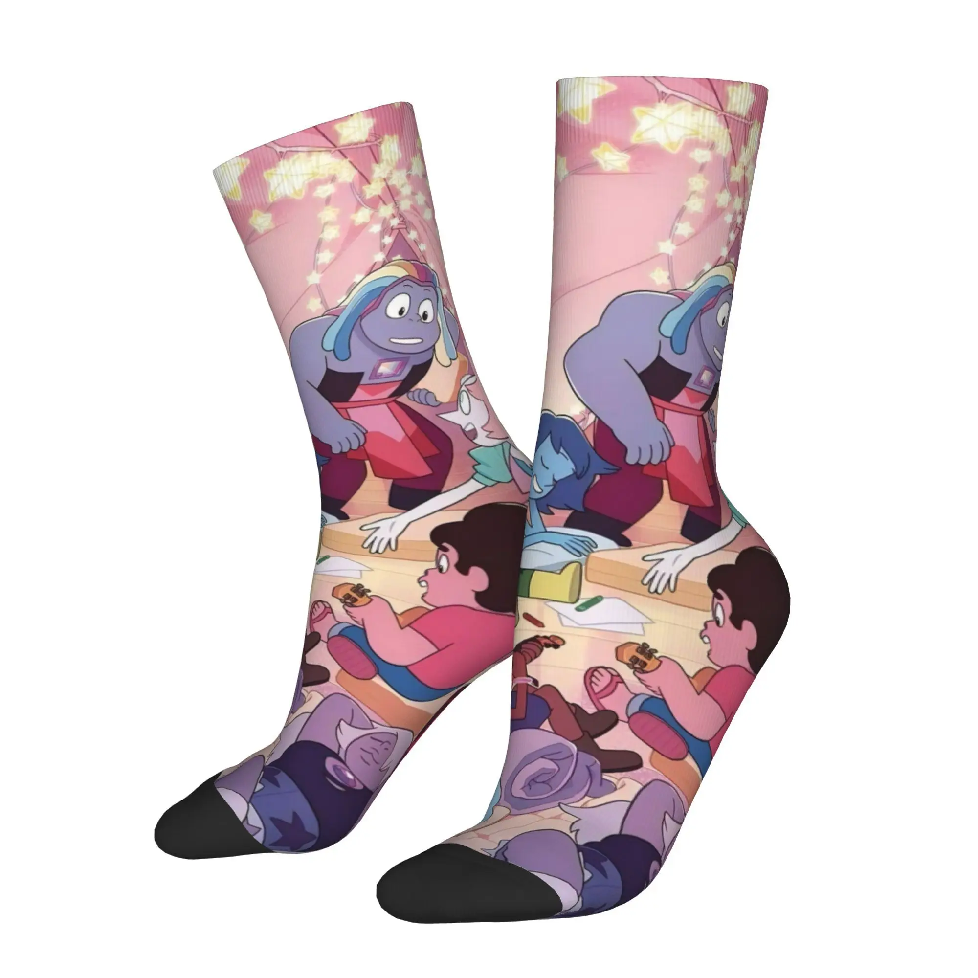 

StevenUniverse Men Cycling Socks All Season Breathable Athletic Crew Socks for Spring Summer Fall Winter