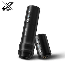 XNET-máquina de tatuaje inalámbrica Elite 2024, bolígrafo rotativo con Motor sin núcleo de 34/38 mAh, pantalla Digital LED para maquillaje corporal