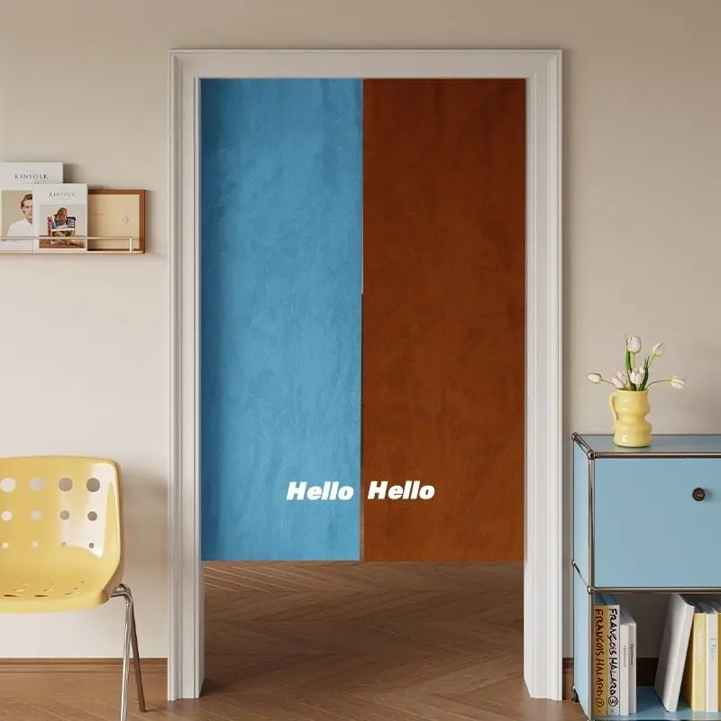VIKAMA Patterned High-Quality Curtain for Kitchen and Bathroom Partition, Bedroom Entrance Half Curtain, Home Decoration