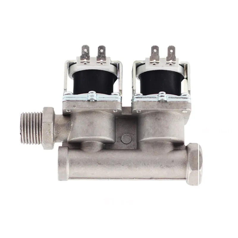DC24V Gas Oven Universal Self-Priming Solenoid Valve Solenoid Valve Inner Tooth Type Outer Tooth Type Double Valve