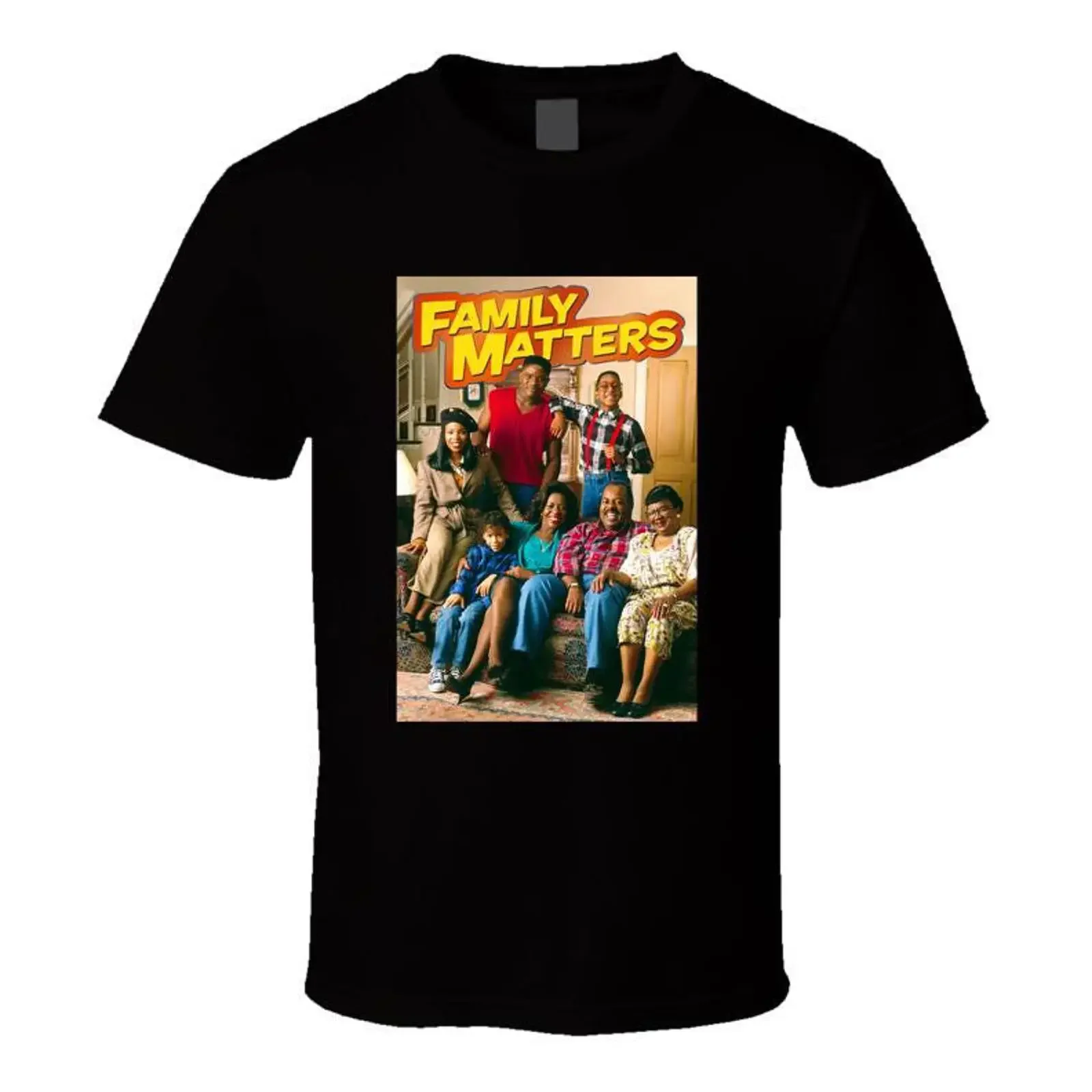 Family Matters Tv Show T Shirt Funny American Television Sitcom Fan vintage Washed Unisex Stretched Comfortable Breathable