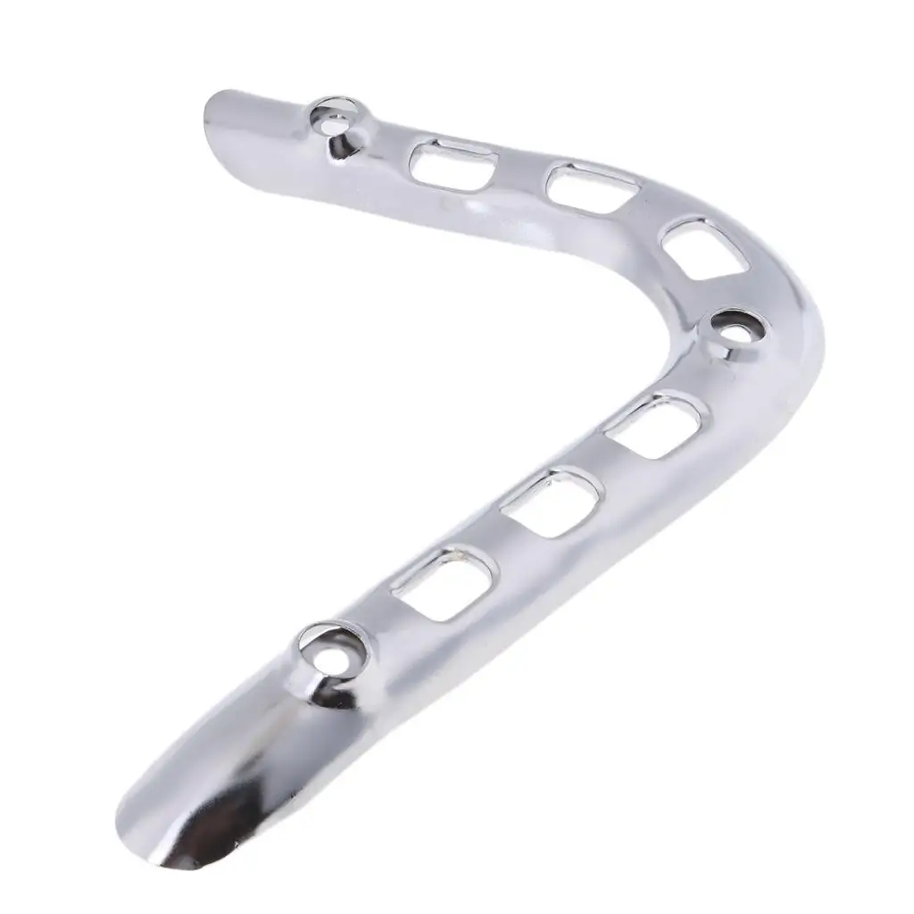 Exhaust Header Pipe Guard Metal Muffler Protection Reproduction for Yamaha PW50 50 1981-2016 Motorcycle Exhaust System view 5