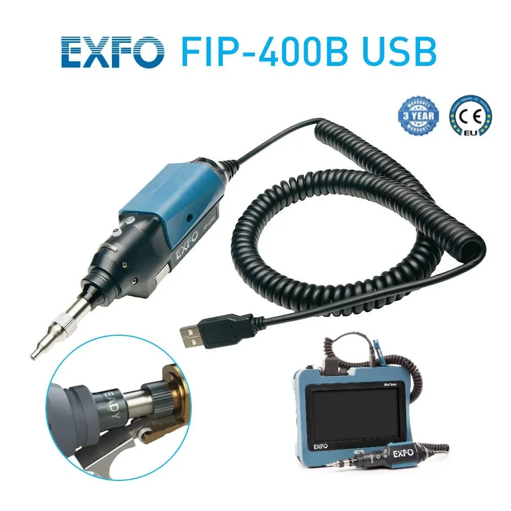 Exfo Mini Fip 420B 430B 435B Handheld Optical Fiber Inspection Probe Microscope FTTH Testing Tool Kit with WiFi Connectivity