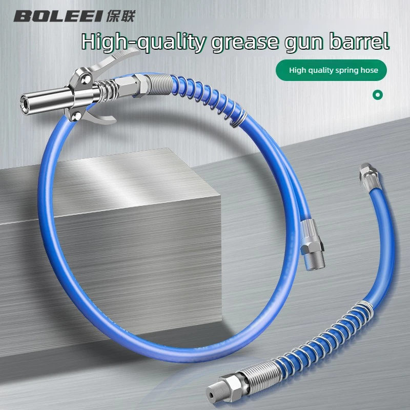 Grease Gun Coupler 10000 PSI Leak-Free Grease Nozzle Two Press Quick Release Grease Oil Pump Tip Easy To Push Repair Accessories