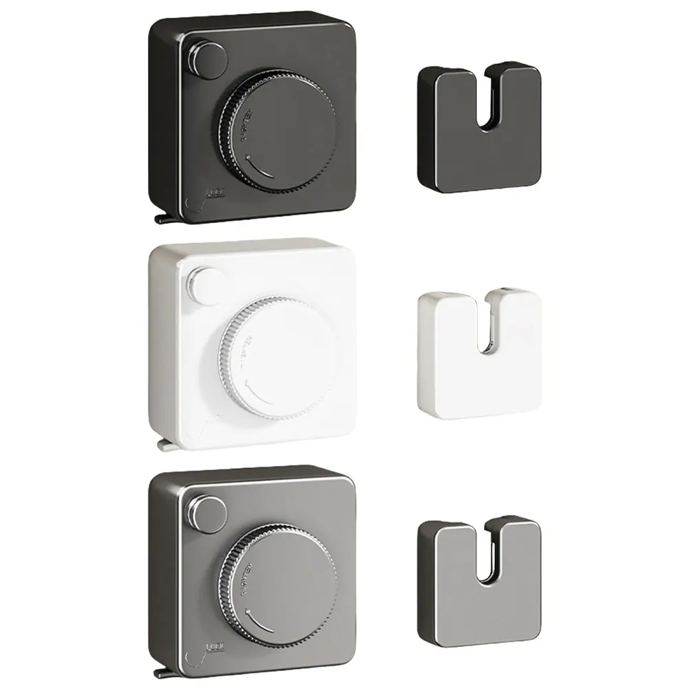 

Retractil Aluminum Reel Clothesline Waterproof Drying Laundry Line Anti-Rust Heavy Duty Clothesline for Outdoor Indoor Camping