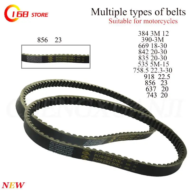 Electric Scooter 384 3M-12 390-3M 758.5 669 842 535 Transmission Belt Little Dolphin Mini Electric Vehicle Belt Synchronous Belt