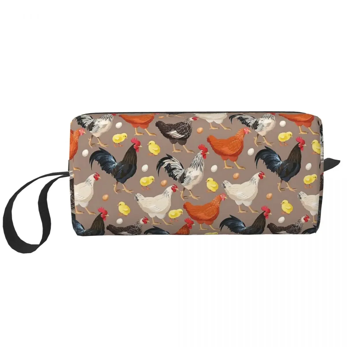 Chicken Colorfull Pattern Pencil Cases Large Storage Pen Bags Pen Box Pencil Pouch For Boys Girls Students Stationery Makeup Bag