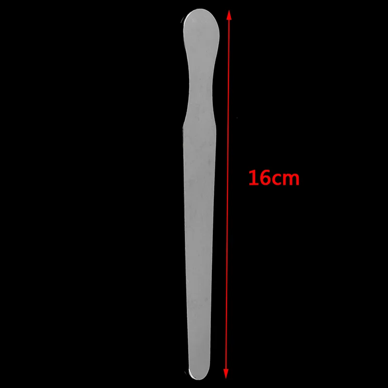 Espátula de depilación de acero inoxidable, decodificador de lengua, tatuaje, cera, palo médico