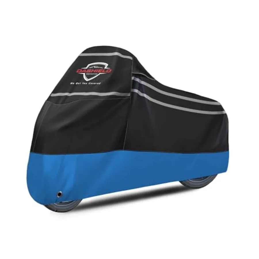 

Ultimum Series Motorcycle Cover All Season Waterproof Dust Sun Universal Heavy Duty Durable Indoor Outdoor Scooter Cover Blue X
