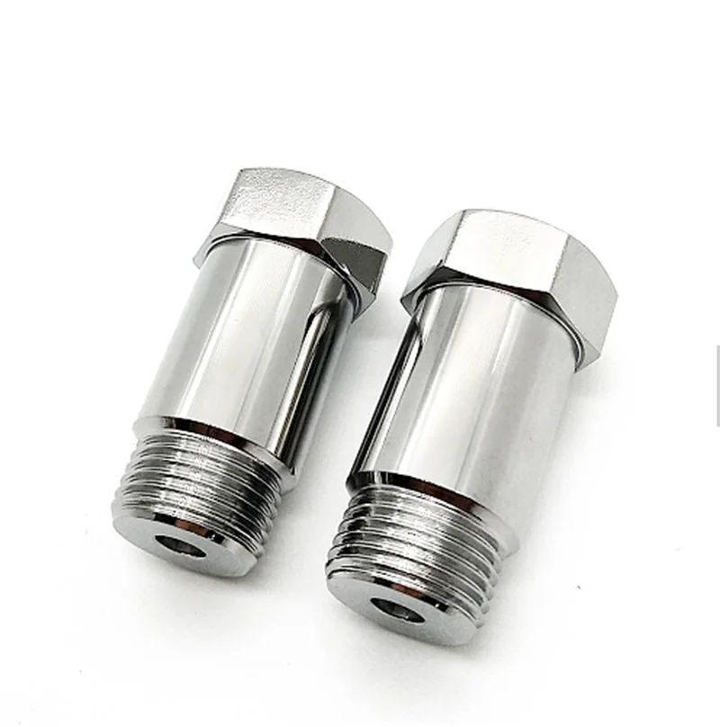 

2PC 45mm O2 Sensor Spacer CEL Check Engine Light Eliminator Car Universal Sensor Extender Adapter M18*1.5 O2 Sensor Spacer Plug