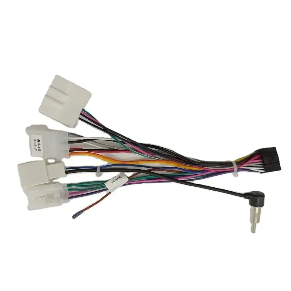 JF-TY-01  for New Camry Corolla Highlander Vios series wire harness connector car ISO wire harness canbus box cable