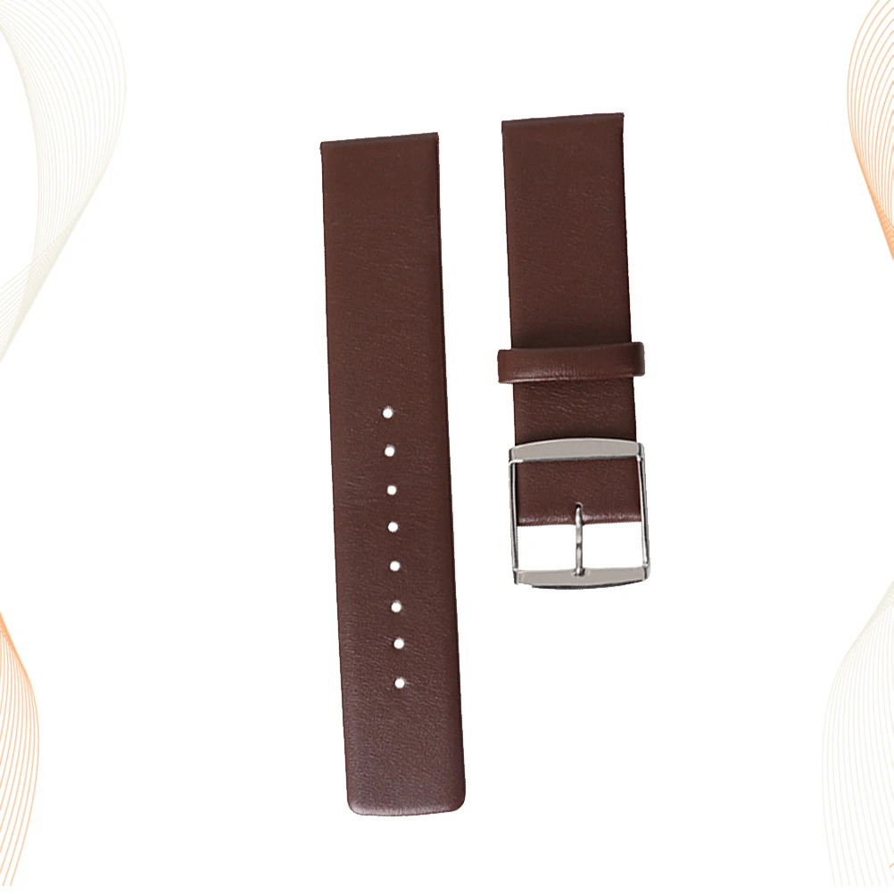 

Watch Strap Ultrathin Watch Strap Watch Replacement Strap Compatiple for Watch (20mm Brown)