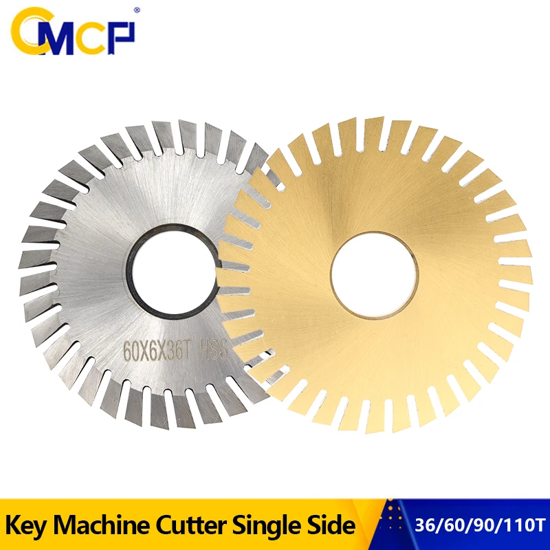 CMCP HSS Key Copy Machine Blade 36/60/90/110T TiN-Coated Single Side Saw Blade For Spare Parts Key  Cutter Locksmith Tool