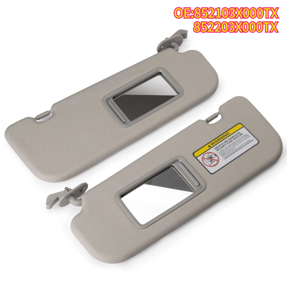 

High quality New For 852103X000TX 852203X000TX Car Sun Visor Fit Hyundai Elantra 2011-2015 Vanity Mirror Cover Plate Blocking‎