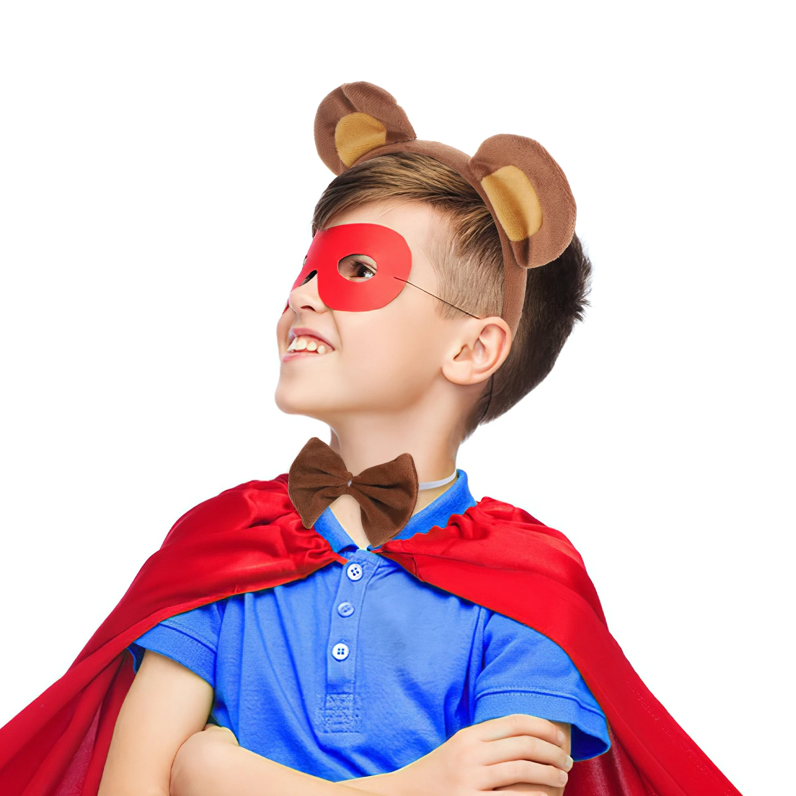 

Bear Ear Headb Coffee Brown Cosplay Props Animal Costume Accessories Party Halloween Photoshoot Gifts