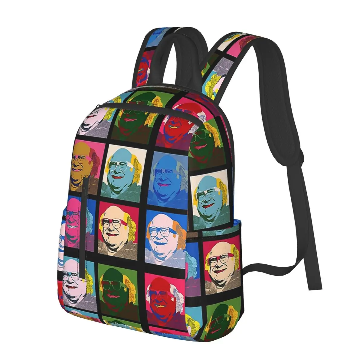 

Danny DeVito поп-арт студенческий рюкзак школьная сумка походный дорожный рюкзак для мальчиков и девочек модная сумка для книг сумки на плечо