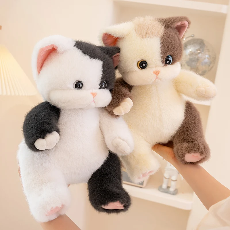

30cm Cartoon Cat Plush Toy Stuffed Animal Lovely Soft Kitten Appease Doll Birthyday Girl Gift Room Decoration