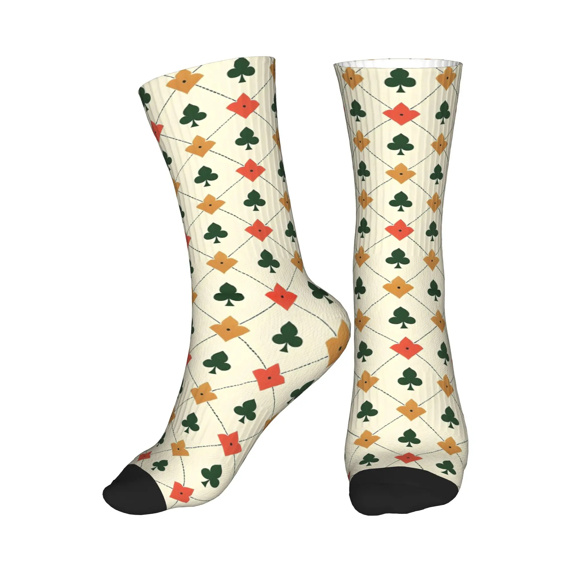all-seasons-playing-card-pattern-–-meias-classicas-de-poquer-em-estilo-retro-meias-esportivas-de-cano-medio-meias-para-homens-e-mulheres