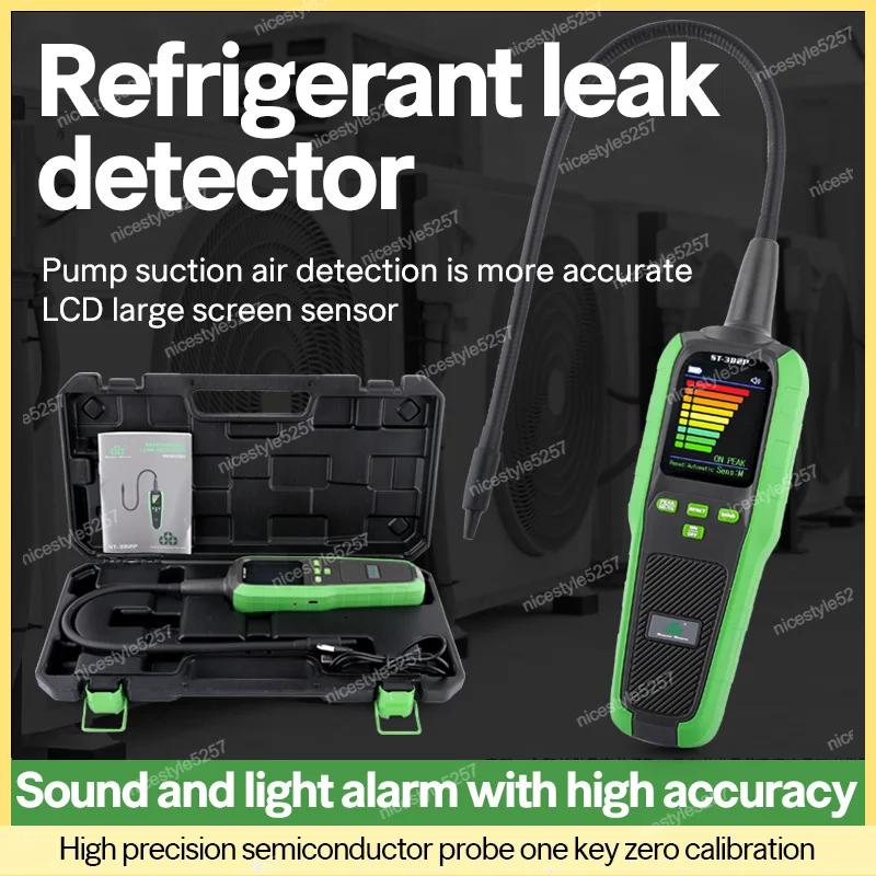 DSZH Super Stars ST-382P Refrigerant Leak Detector Air Conditioner Automotive Refrigerant Freon Leak Detector