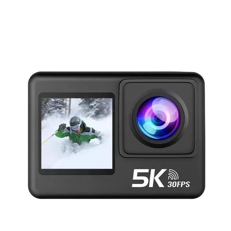 2026 Hot Sale High 4K WiFi Waterproof Action Camera 20 MP Sport Recorder Noise Cancellation for Motorcycle Use MicroSD CMOS
