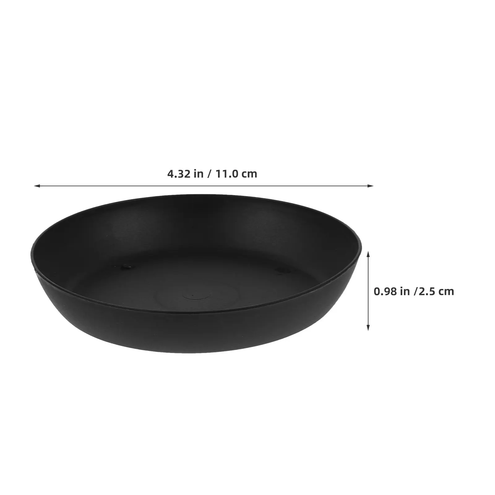 24Pcs Plant Saucer Drip Trays Plastic Round Flower Pot Holders Indoor Outdoor Garden Pot Tray Succulent Bonsai Plant Water